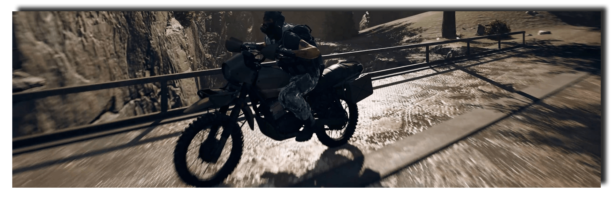 Screenshot of the new Dirt Bike in Warzone.