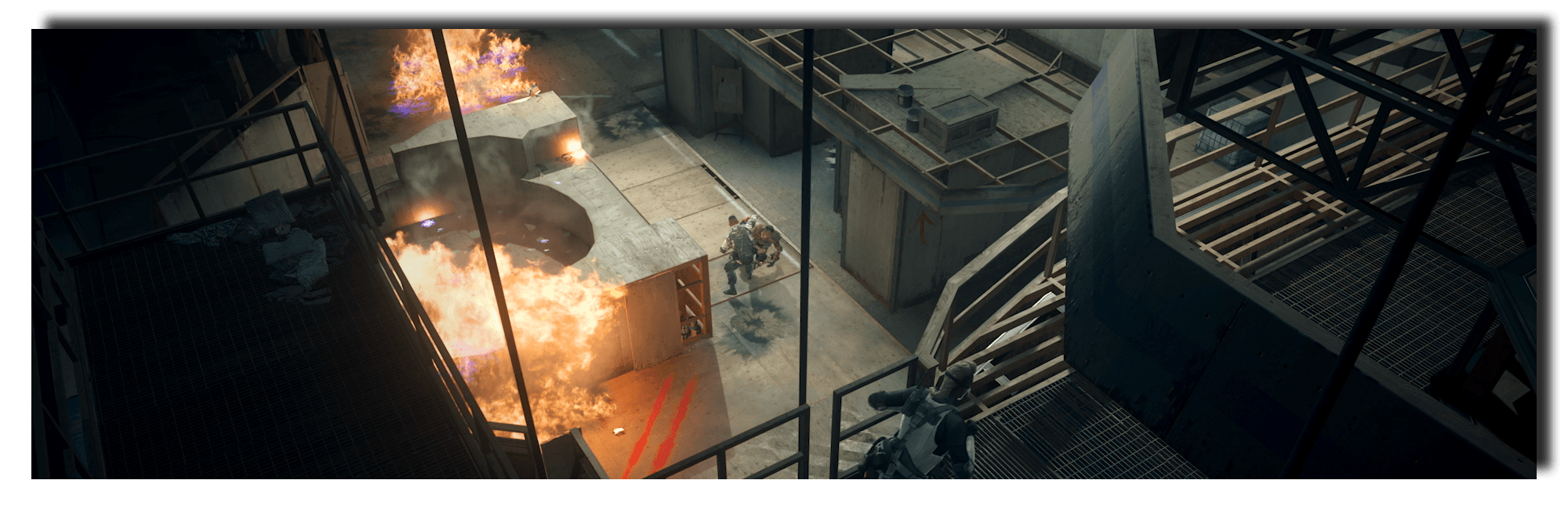 Screenshot of the new Hijacked themed Gulag in Warzone.