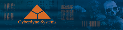 Image of the Cyberdyne Systems banner